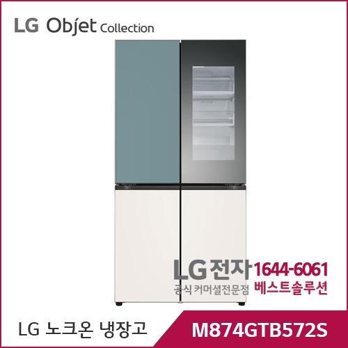 LG 노크온 매직스페이스 냉장고 M874GTB572S